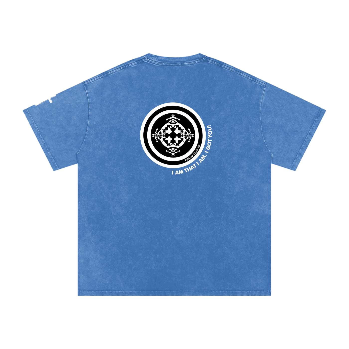 URD1 - Snow Washed Oversized Cotton T-Shirt - With All My Heart