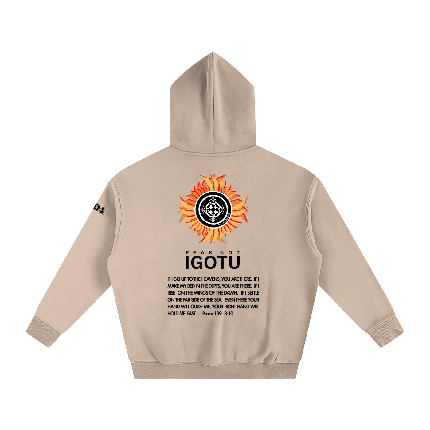URD1 - Oversize Fleeced Hoodie -IGOTU-002
