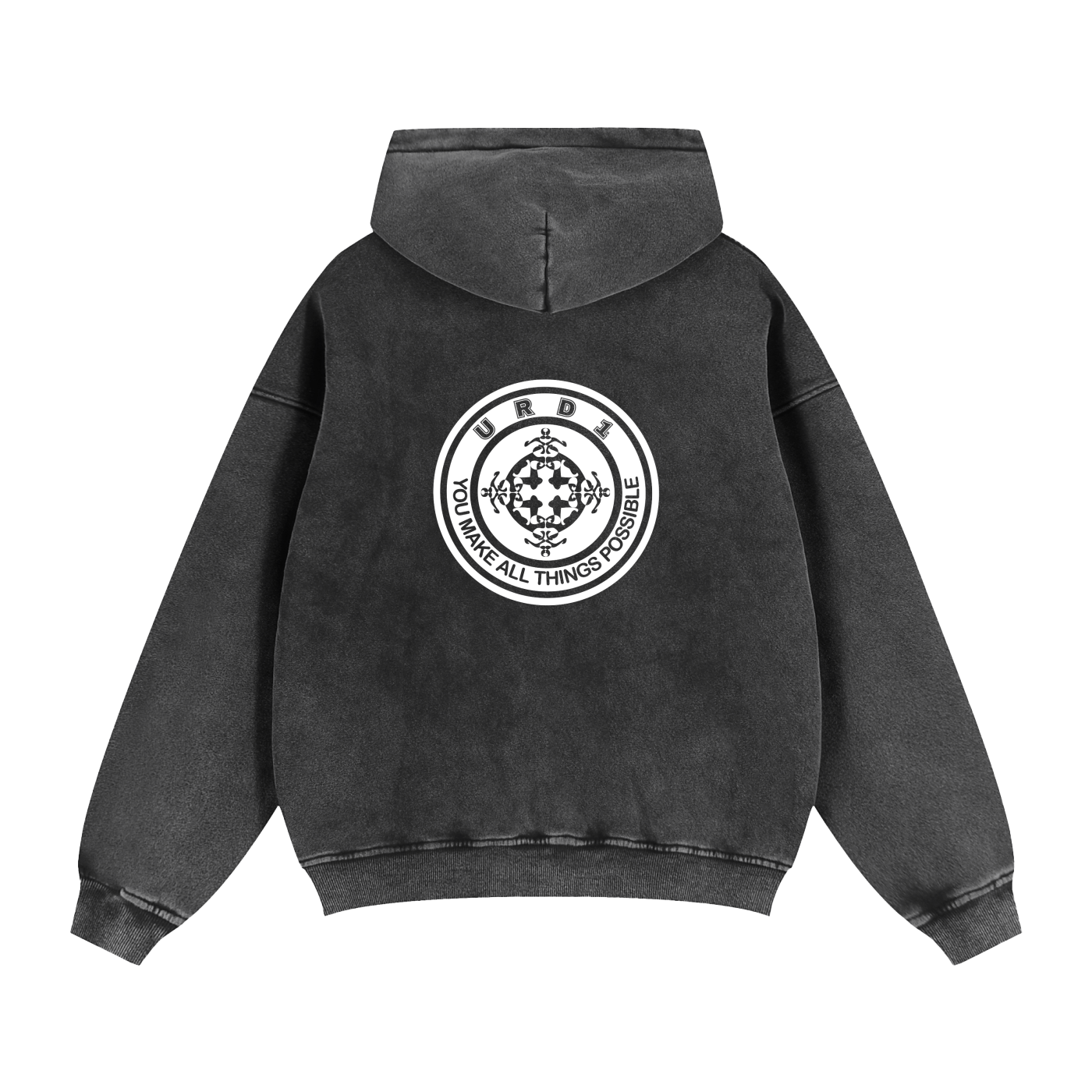 URD1 - "My Provider" - Zip-Through Boxy Hoodie