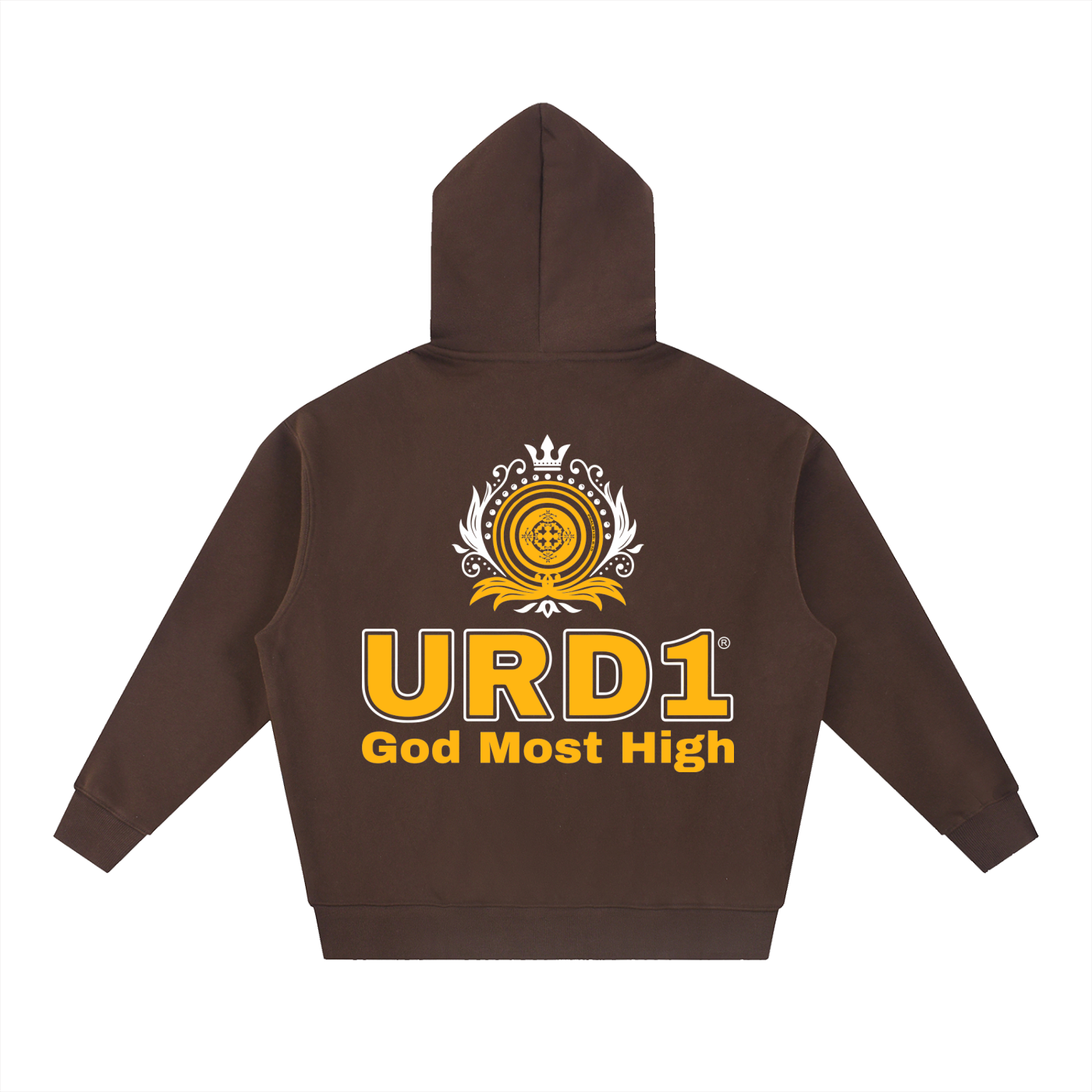URD1- Essential Oversized Boxy Fit Fleece Hoodie - God Most High