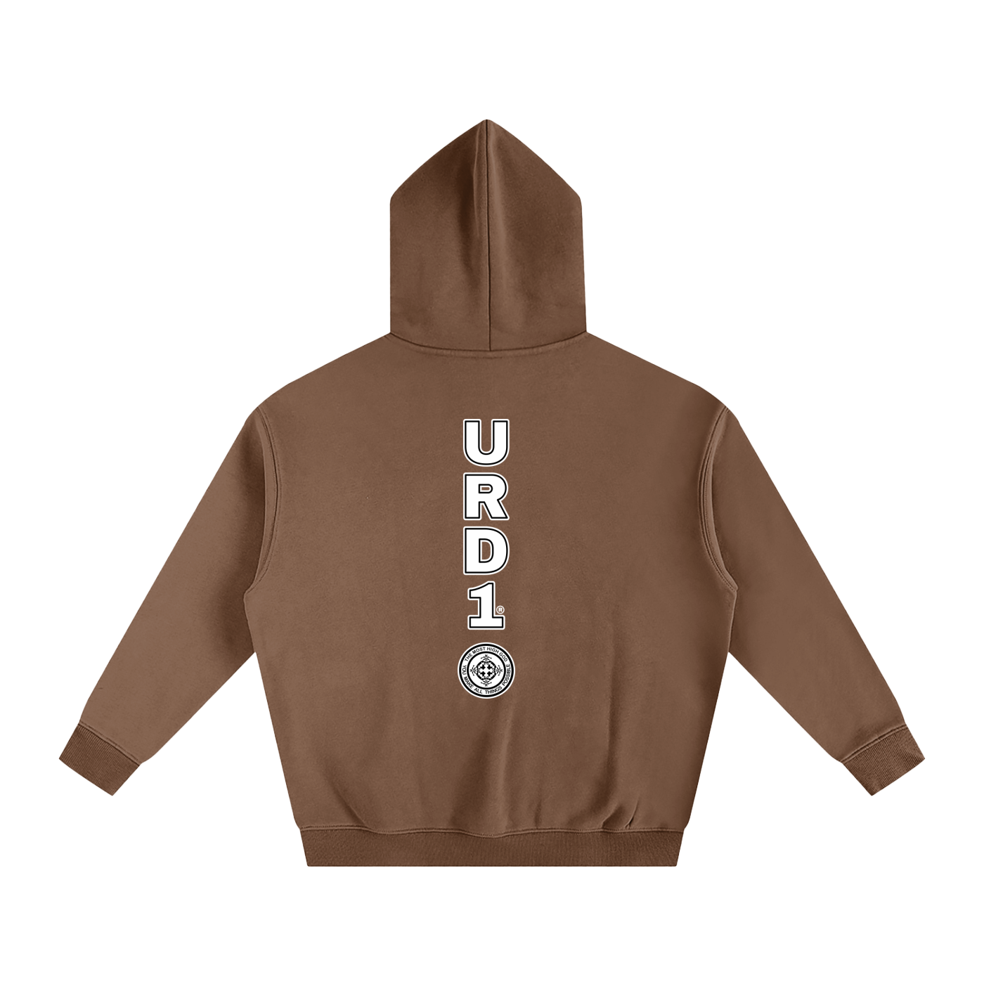 URD1-HOLY Is Your Name - Oversize Fleeced Hoodie