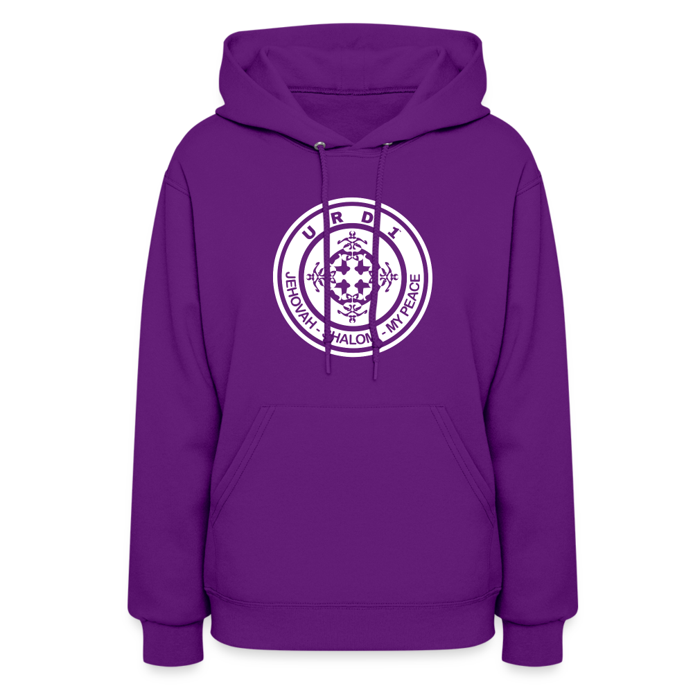 URD1- Jehovah Shalom - Women Impact Hoodie - purple