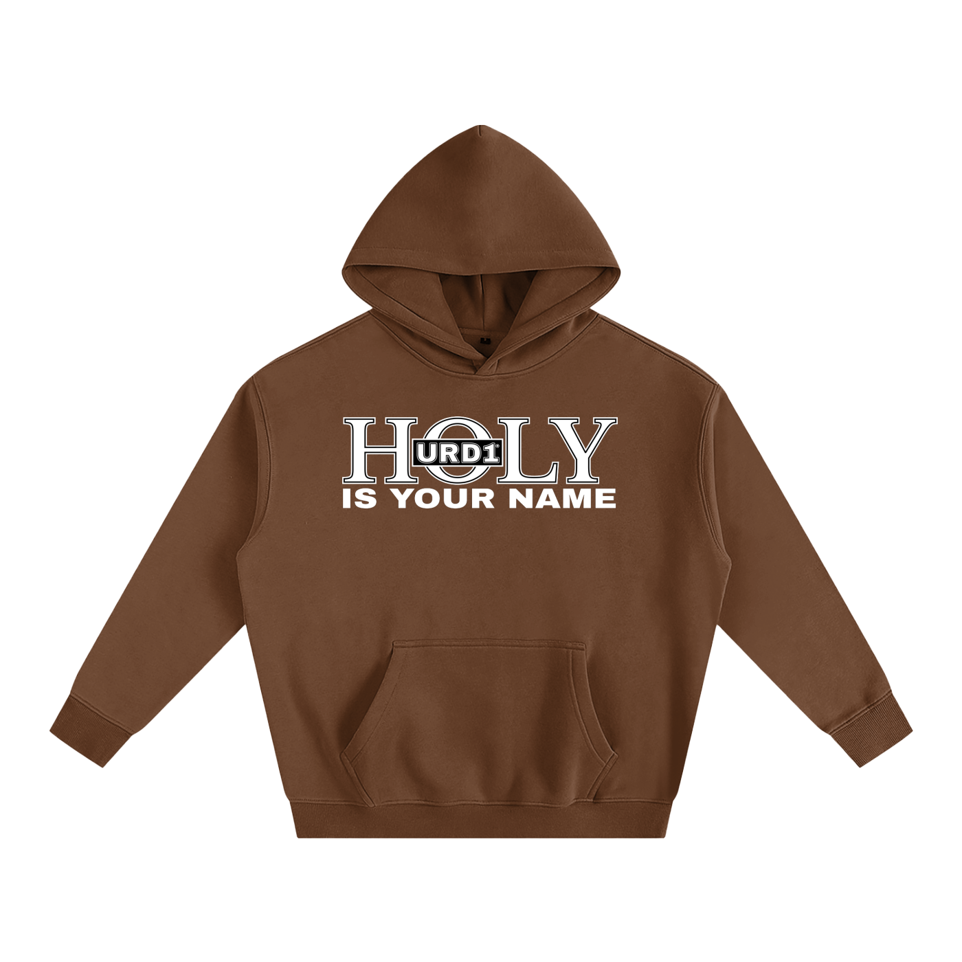 URD1-HOLY Is Your Name - Oversize Fleeced Hoodie
