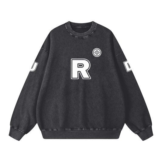 URD1 Minimalist Snow Washed Oversized Sweatshirt