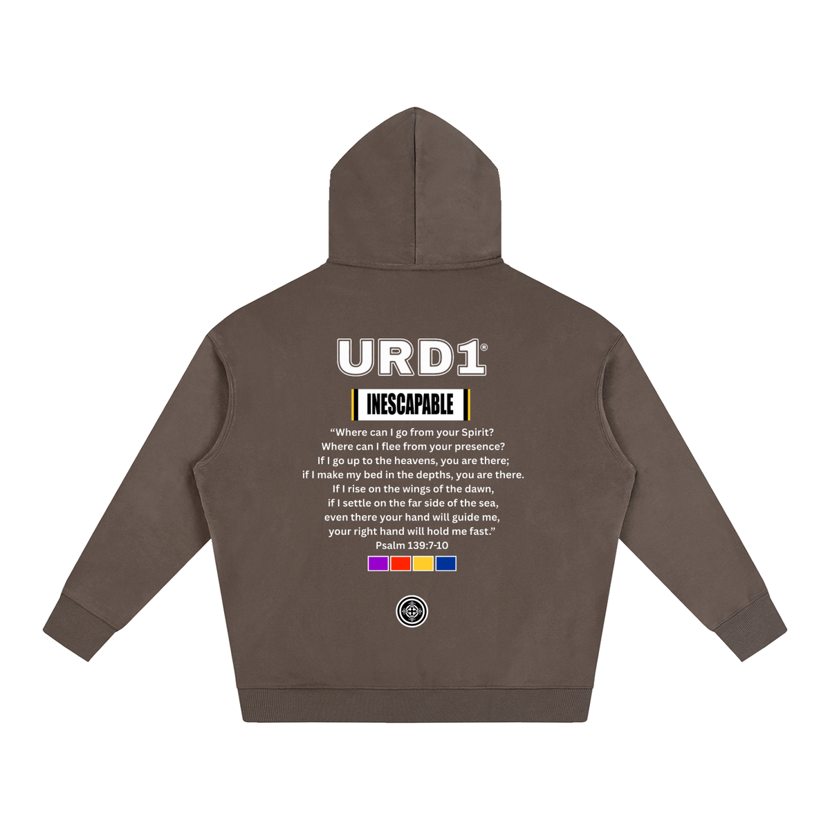 URD1- Oversize Fleeced Hoodie - INESCAPABLE