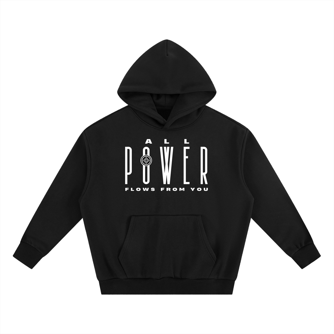 URD1 - Street-Praise Hoodie -ALL POWER - Essential Heavyweight Boxy Fleece