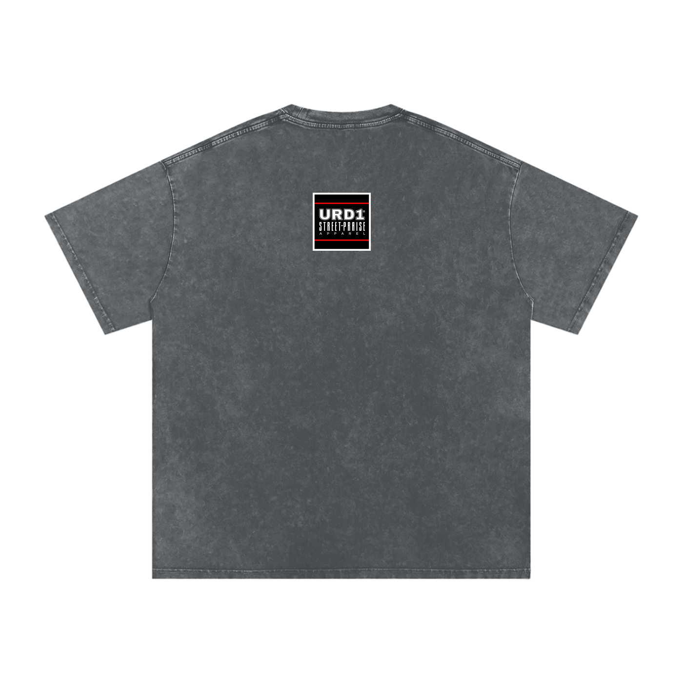 URD1 - Snow Washed Oversized Cotton T-Shirt - GOD KNOWS
