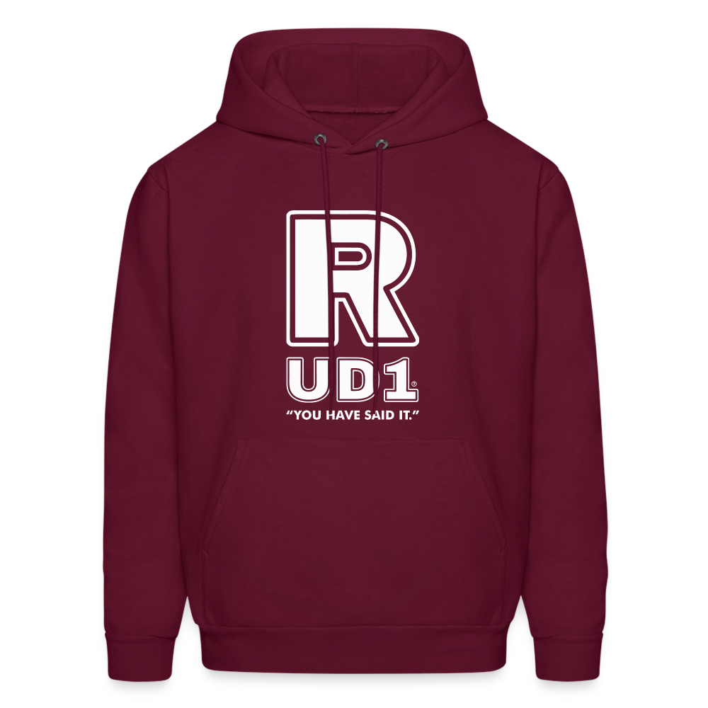 URD1- RUD1? You Have Said It - Men Impact Hoodie - burgundy