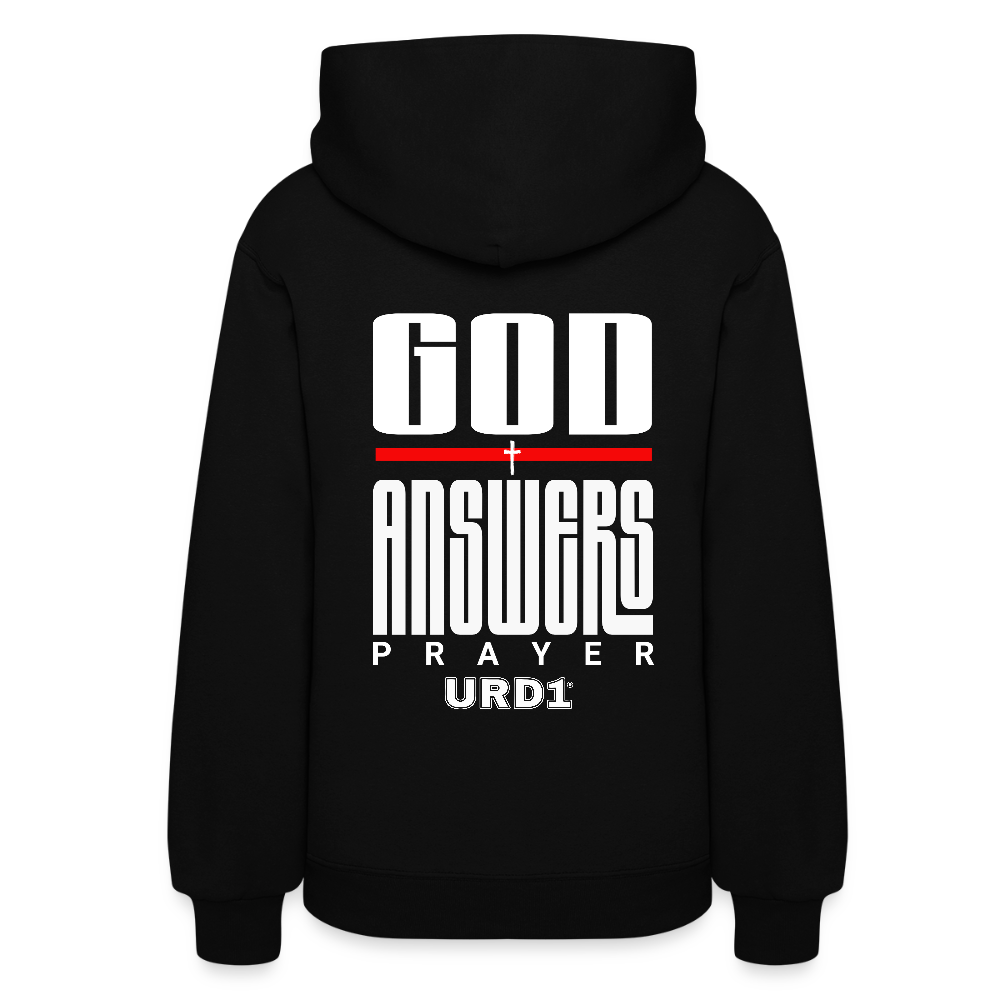 URD1 - I Pray - Women Street Praise Hoodie - black