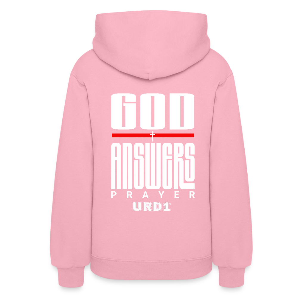 URD1 - I Pray - Women Street Praise Hoodie - classic pink