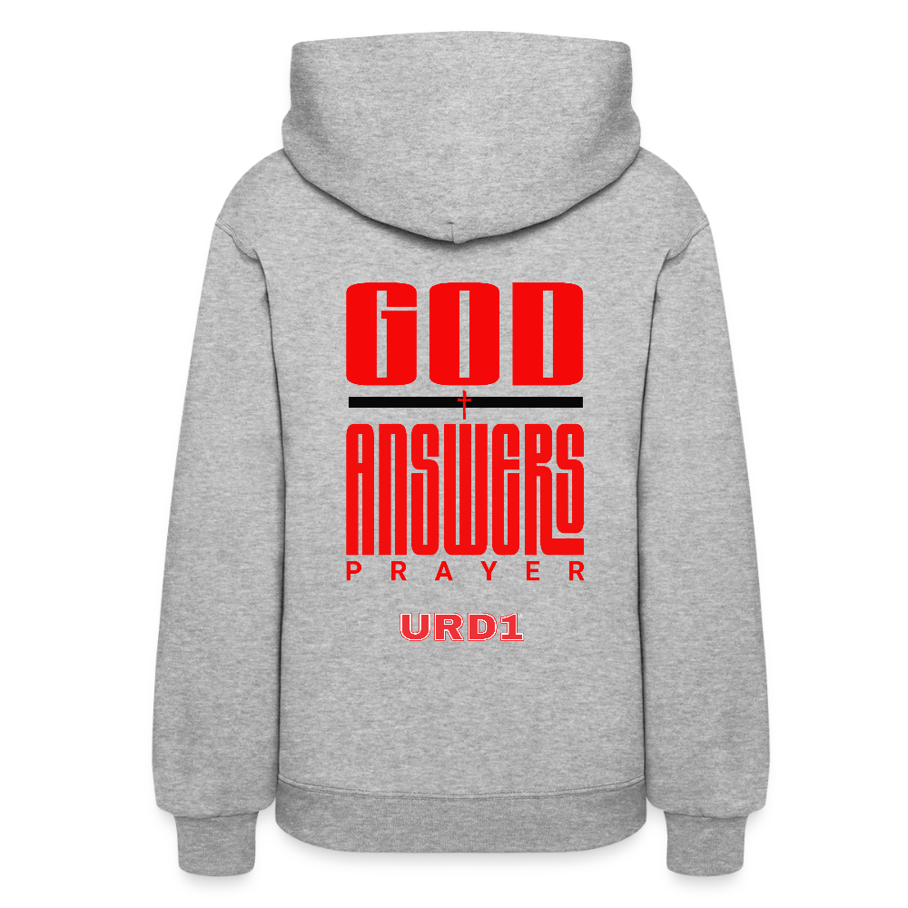 URD1 - I Pray - Women Street Praise Hoodie - heather gray