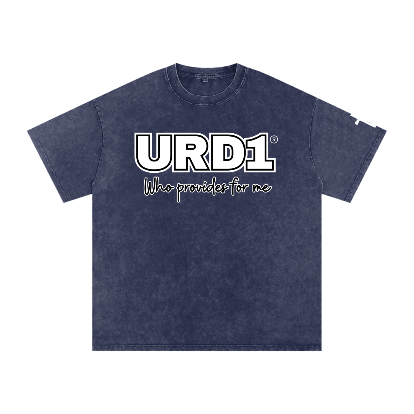 URD1 - Snow Washed Oversized Cotton T-Shirt - Who Provides