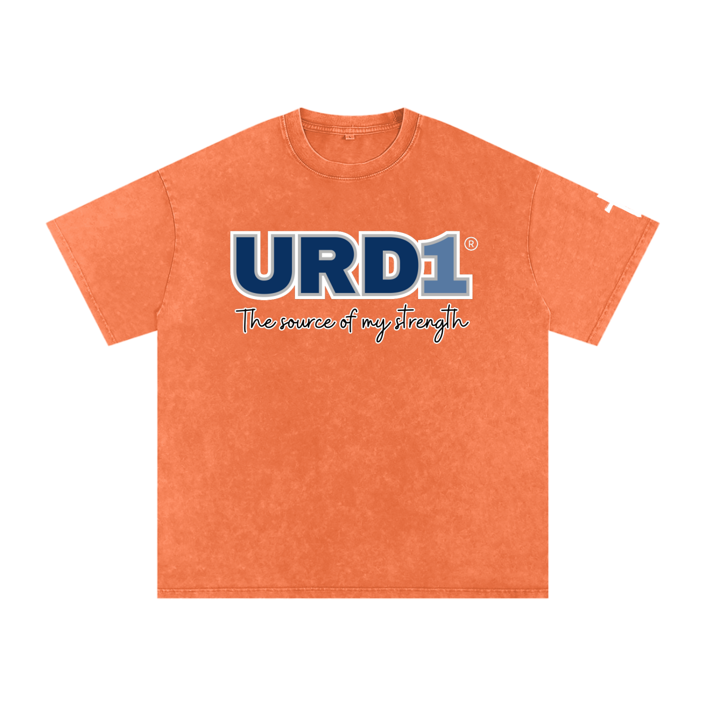 URD1 - Snow Washed Oversized Cotton T-Shirt - My Strength