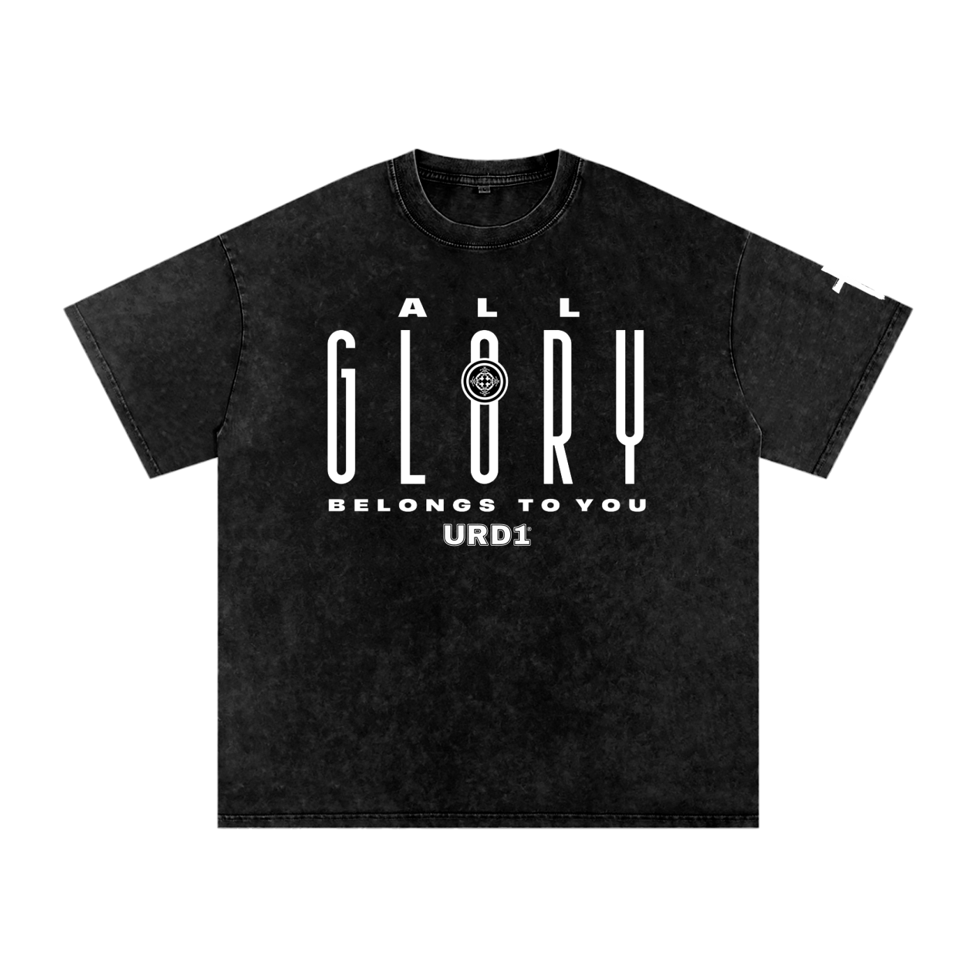 URD1 - Snow Washed Oversized Cotton T-Shirt - All Glory