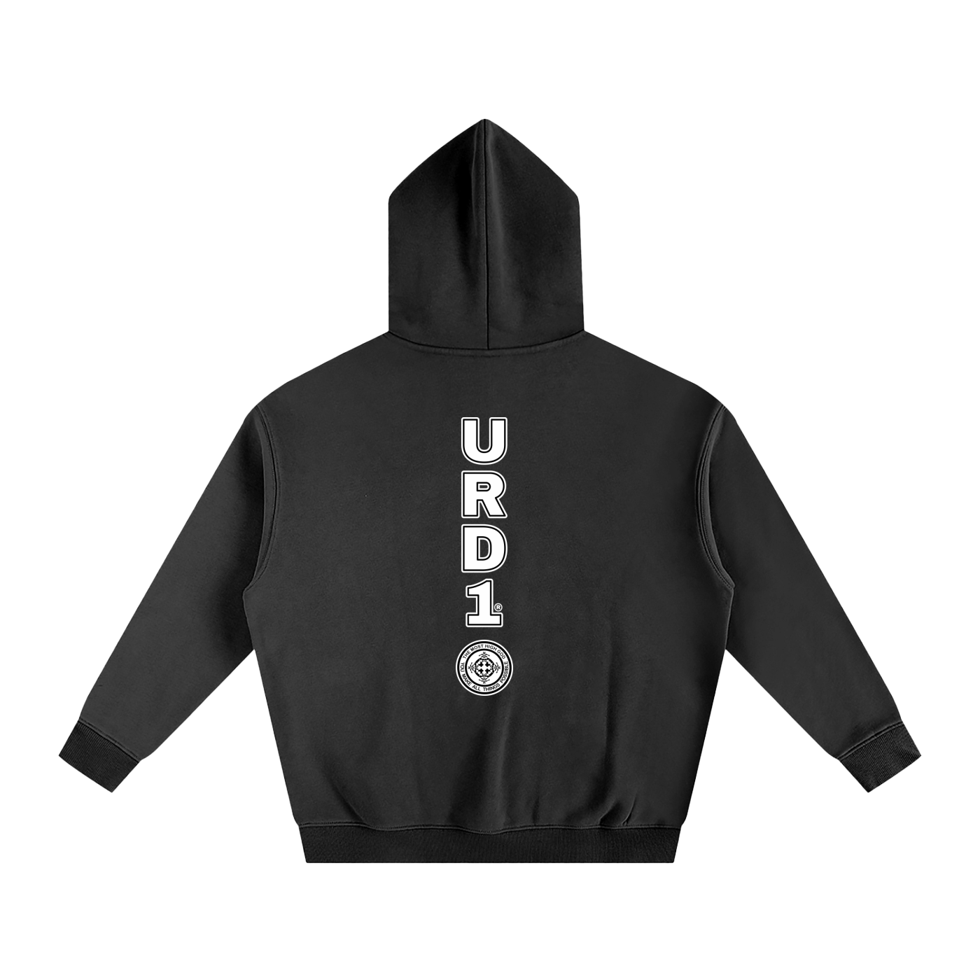 URD1-HOLY Is Your Name - Oversize Fleeced Hoodie