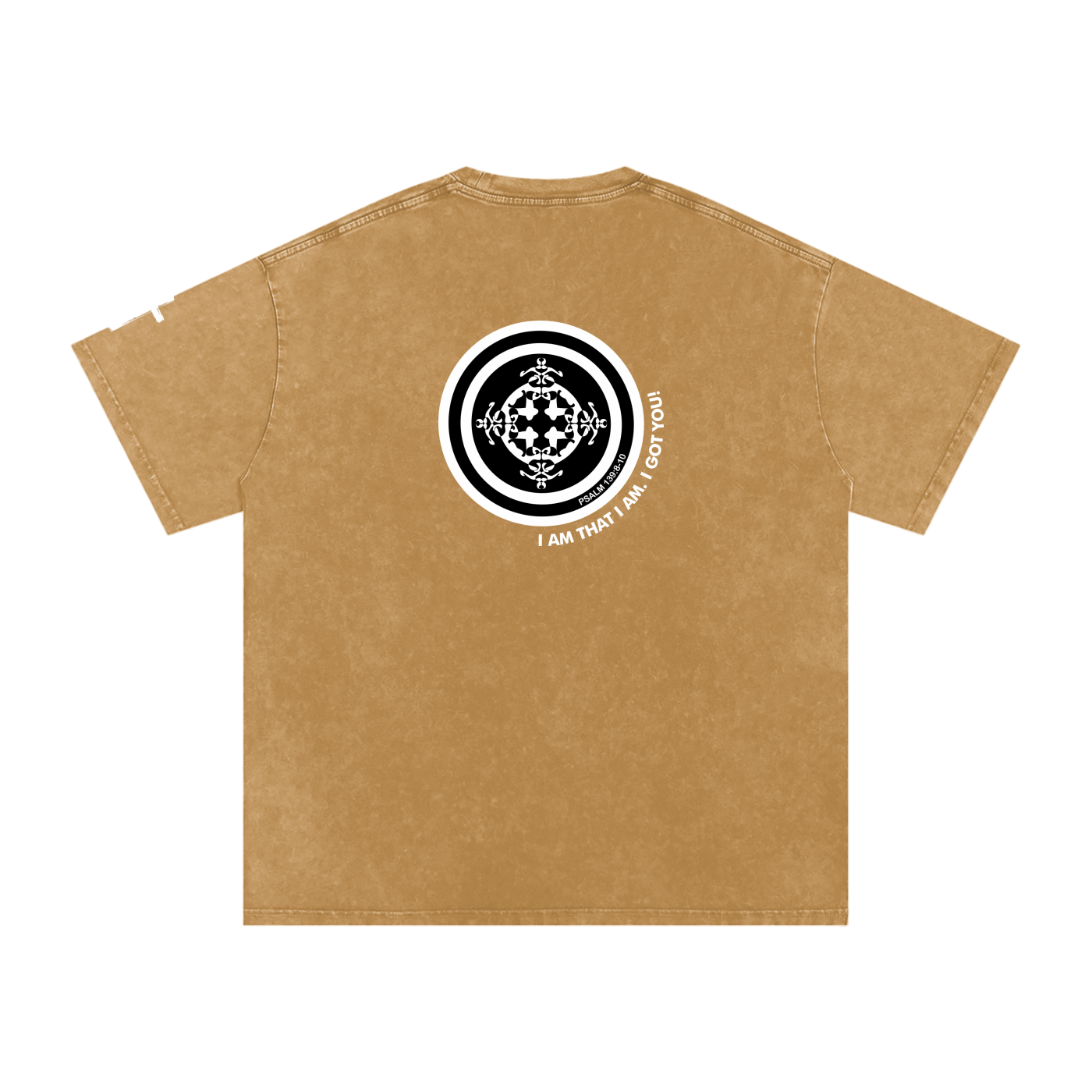 URD1 - Snow Washed Oversized Cotton T-Shirt - With All My Heart