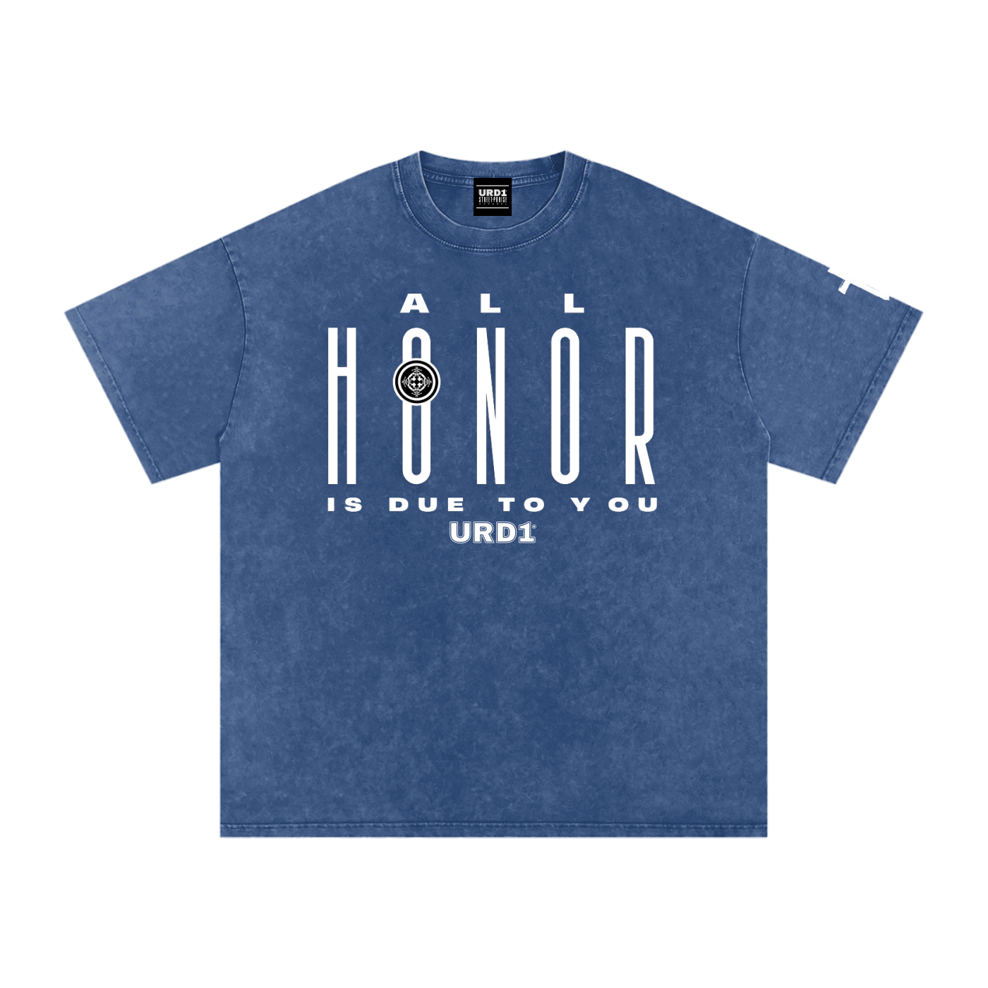 URD1 - Snow Washed Oversized Cotton T-Shirt - All Honor