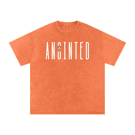 URD1 - Street-Praise T-Shirt - ANOINTED - Acid Wash Oversize T-Shirt -Orgn-B