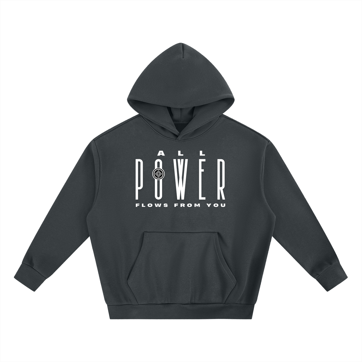 URD1 - Street-Praise Hoodie -ALL POWER - Essential Heavyweight Boxy Fleece