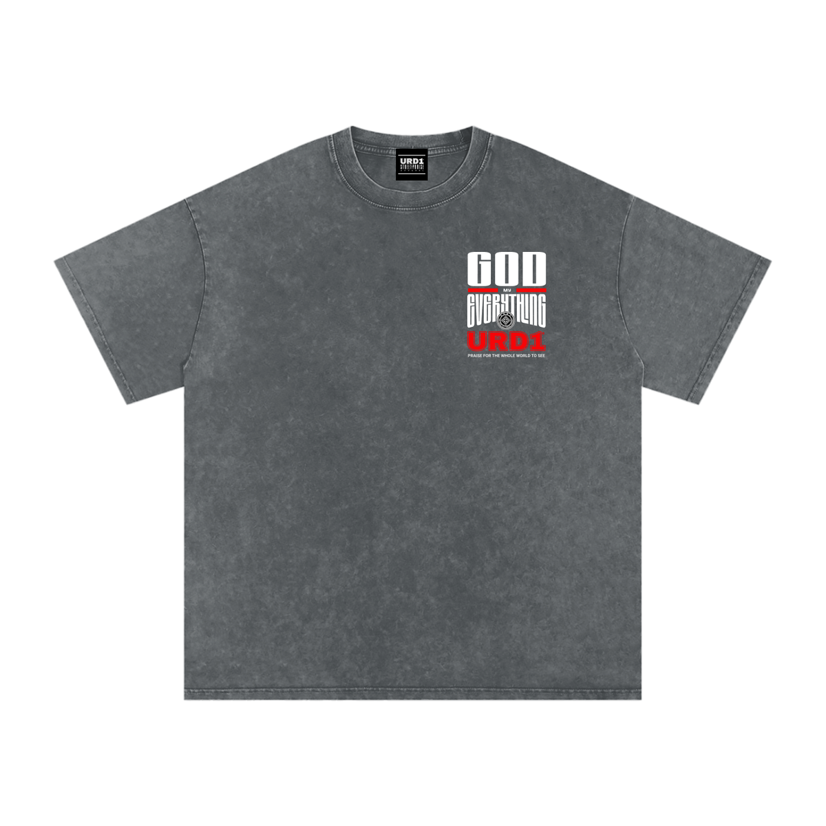 URD1-Snow Washed Oversized Cotton T-Shirt - My Everything