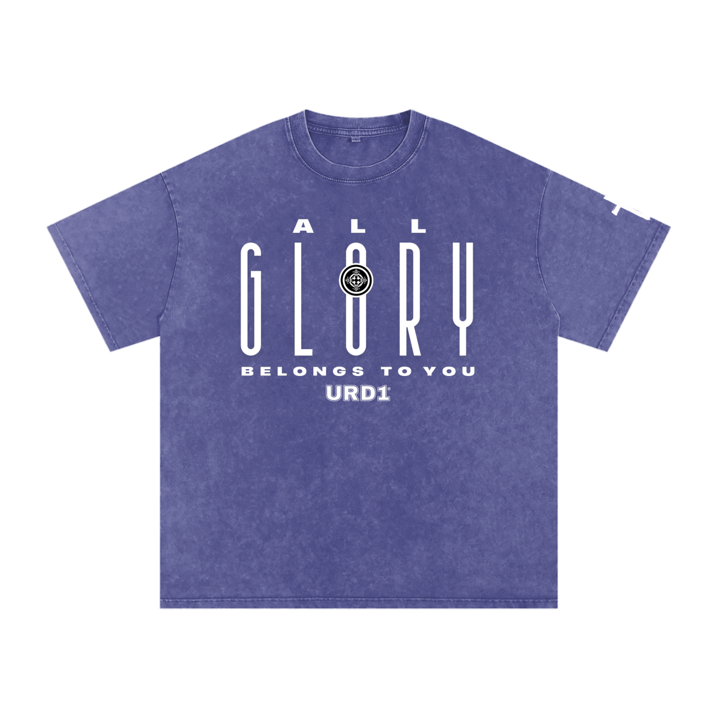 URD1 - Snow Washed Oversized Cotton T-Shirt - All Glory
