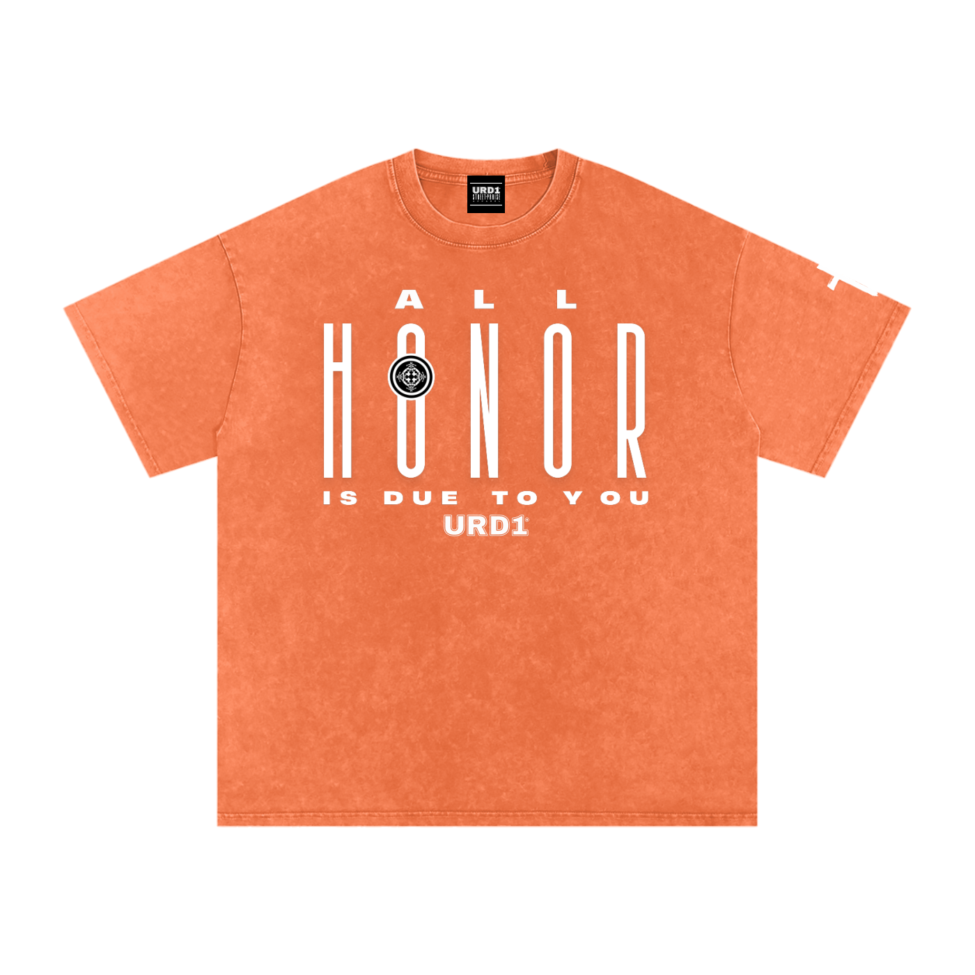 URD1 - Snow Washed Oversized Cotton T-Shirt - All Honor