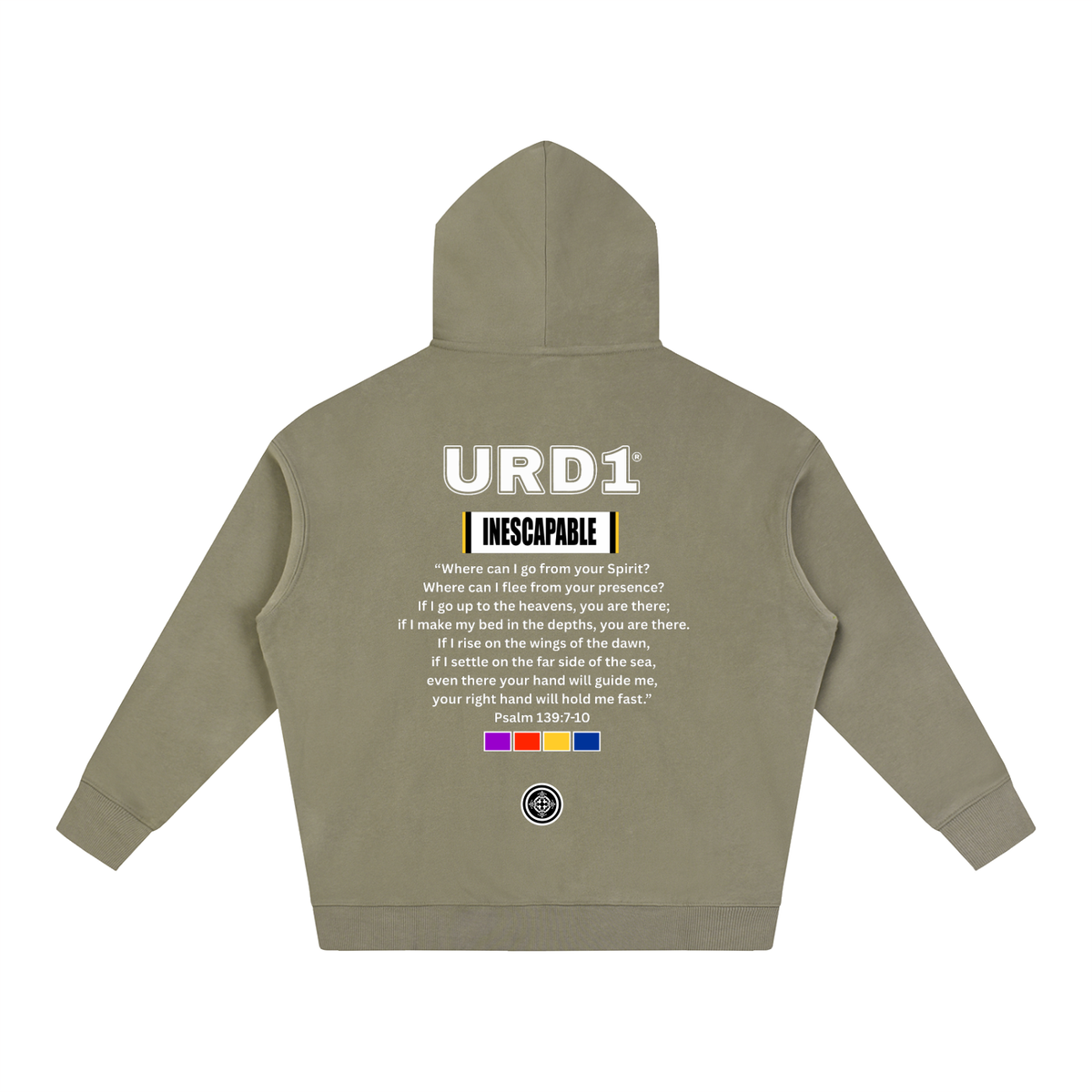 URD1- Oversize Fleeced Hoodie - INESCAPABLE