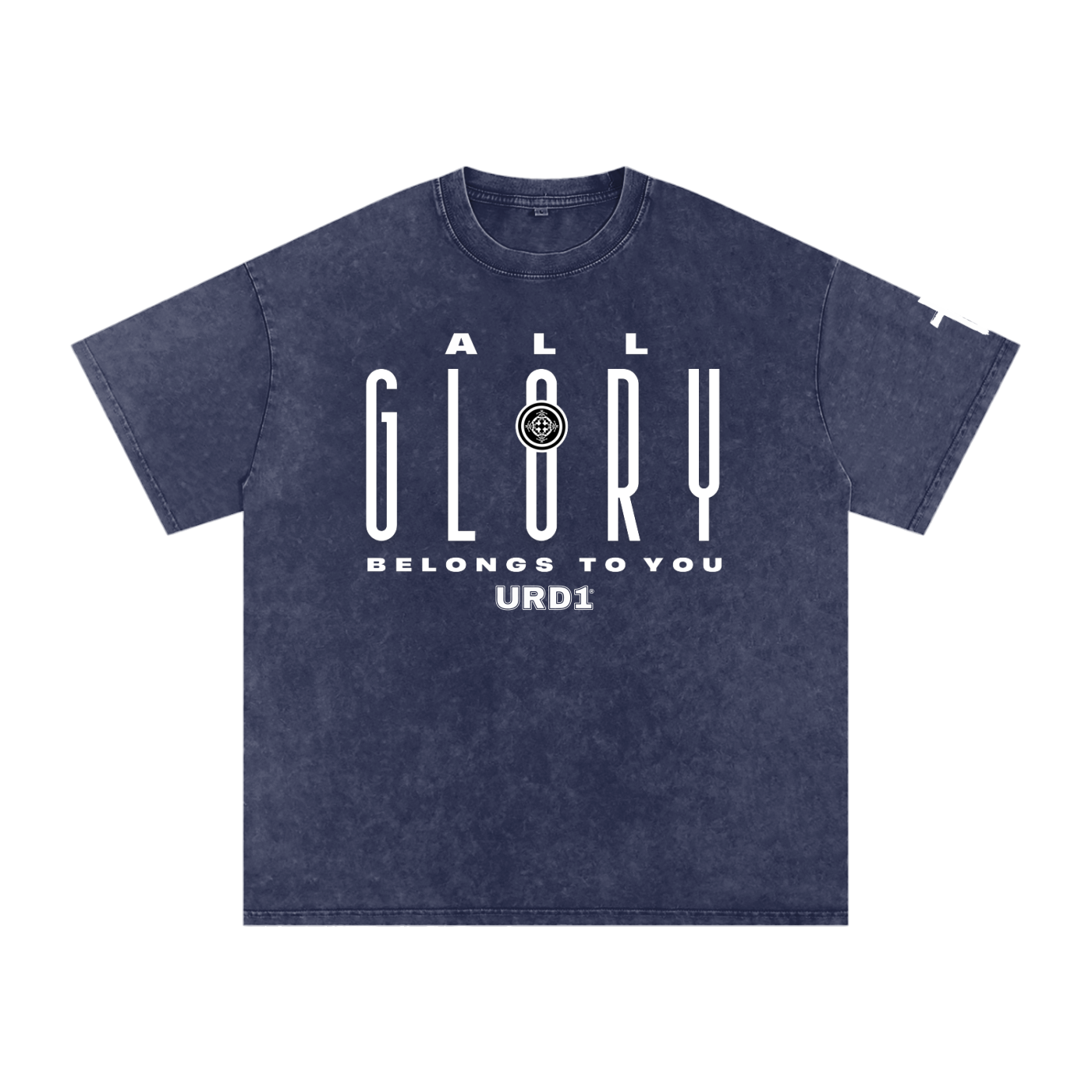 URD1 - Snow Washed Oversized Cotton T-Shirt - All Glory
