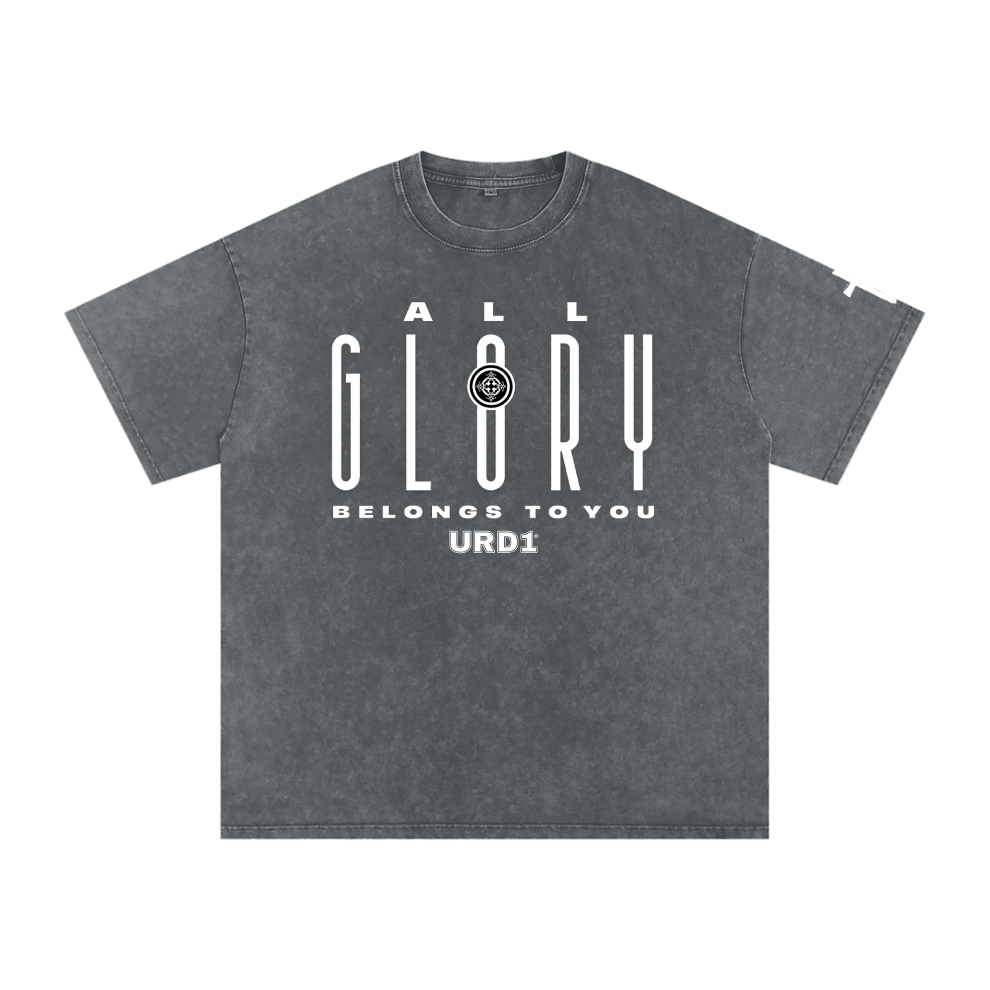 URD1 - Snow Washed Oversized Cotton T-Shirt - All Glory