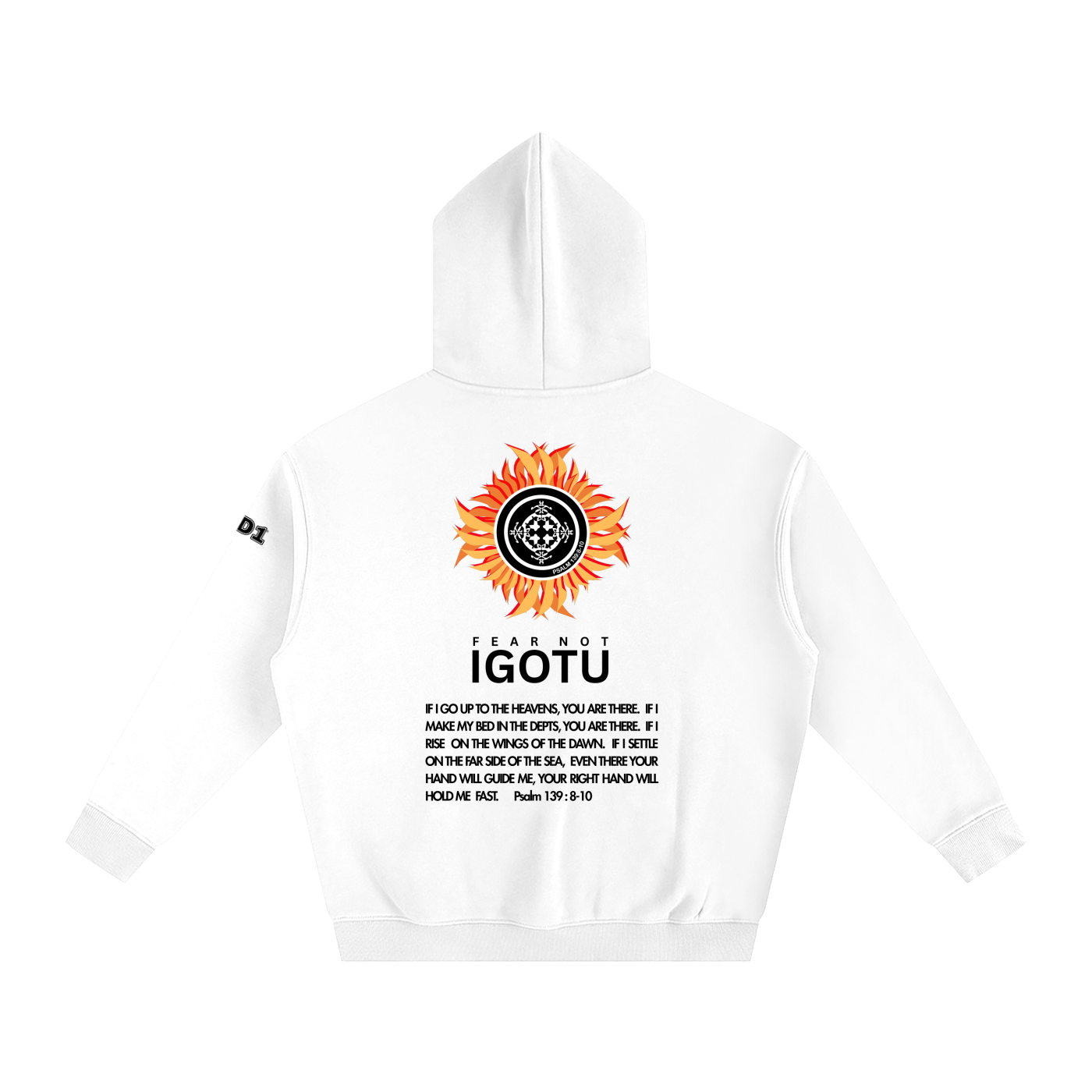 URD1 - Oversize Fleeced Hoodie -IGOTU-002