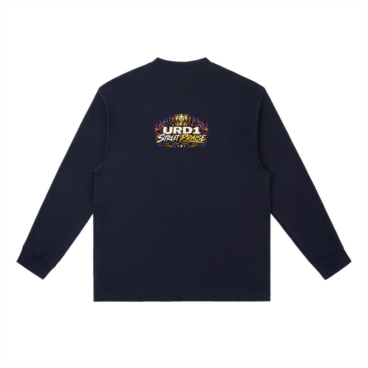 URD1 - Essential Crewneck Long-Sleeve T-Shirt - Pray First