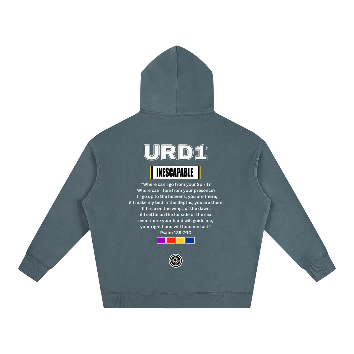 URD1- Oversize Fleeced Hoodie - INESCAPABLE