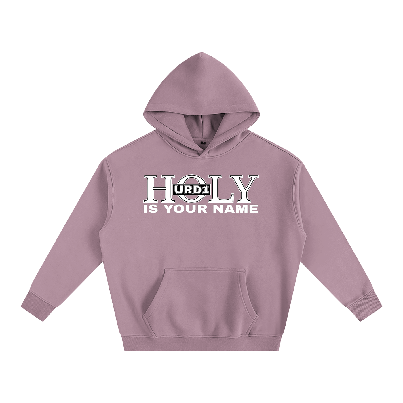 URD1-HOLY Is Your Name - Oversize Fleeced Hoodie