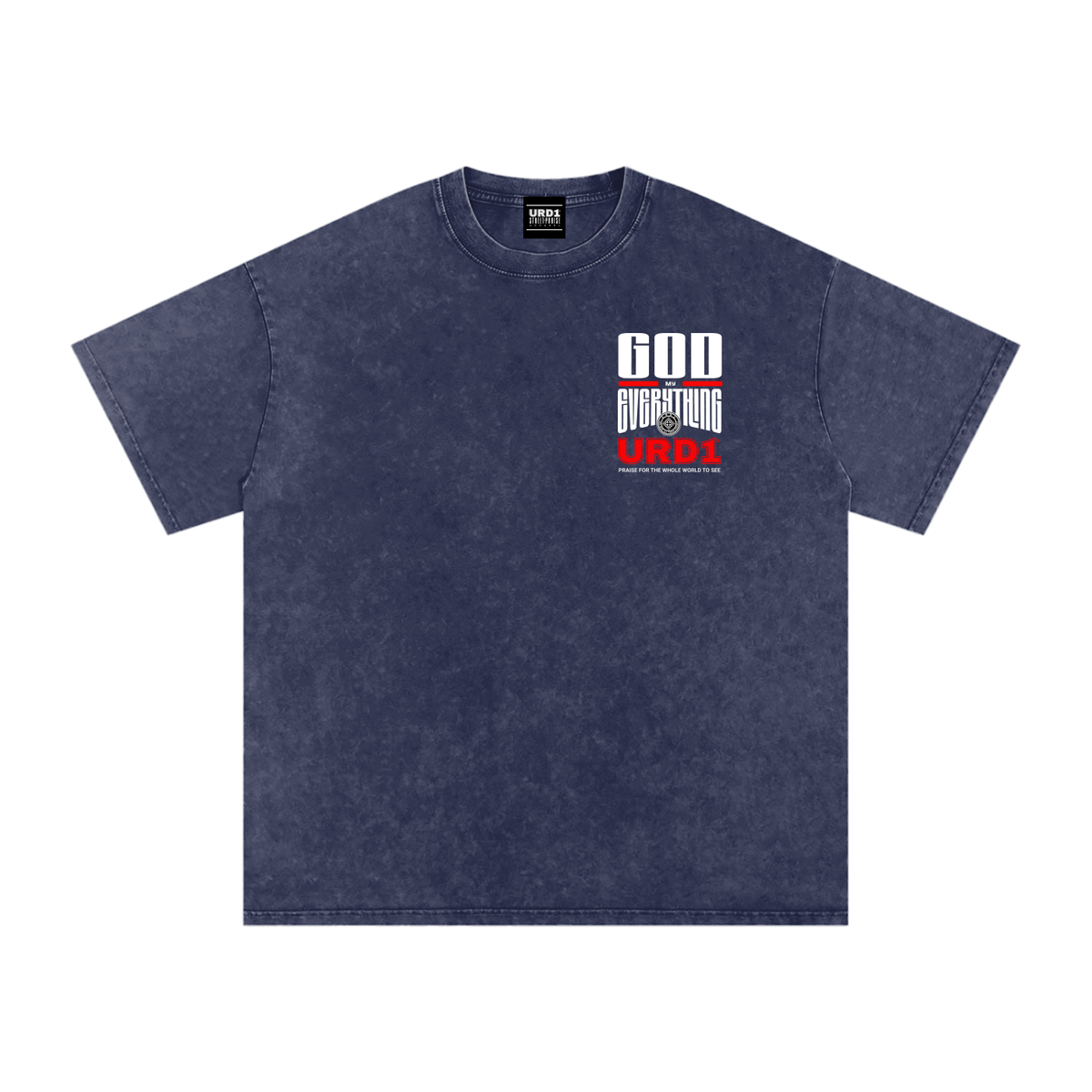 URD1-Snow Washed Oversized Cotton T-Shirt - My Everything