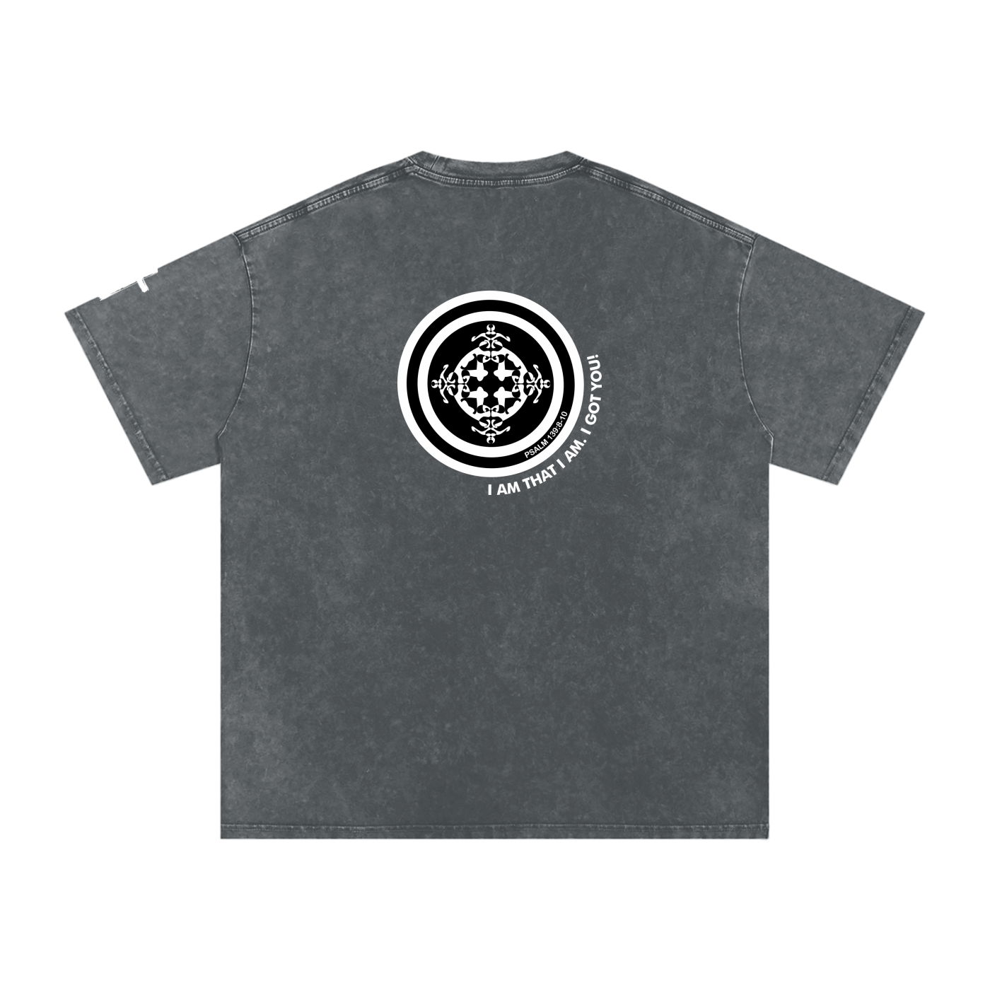 URD1 - Snow Washed Oversized Cotton T-Shirt - With All My Heart