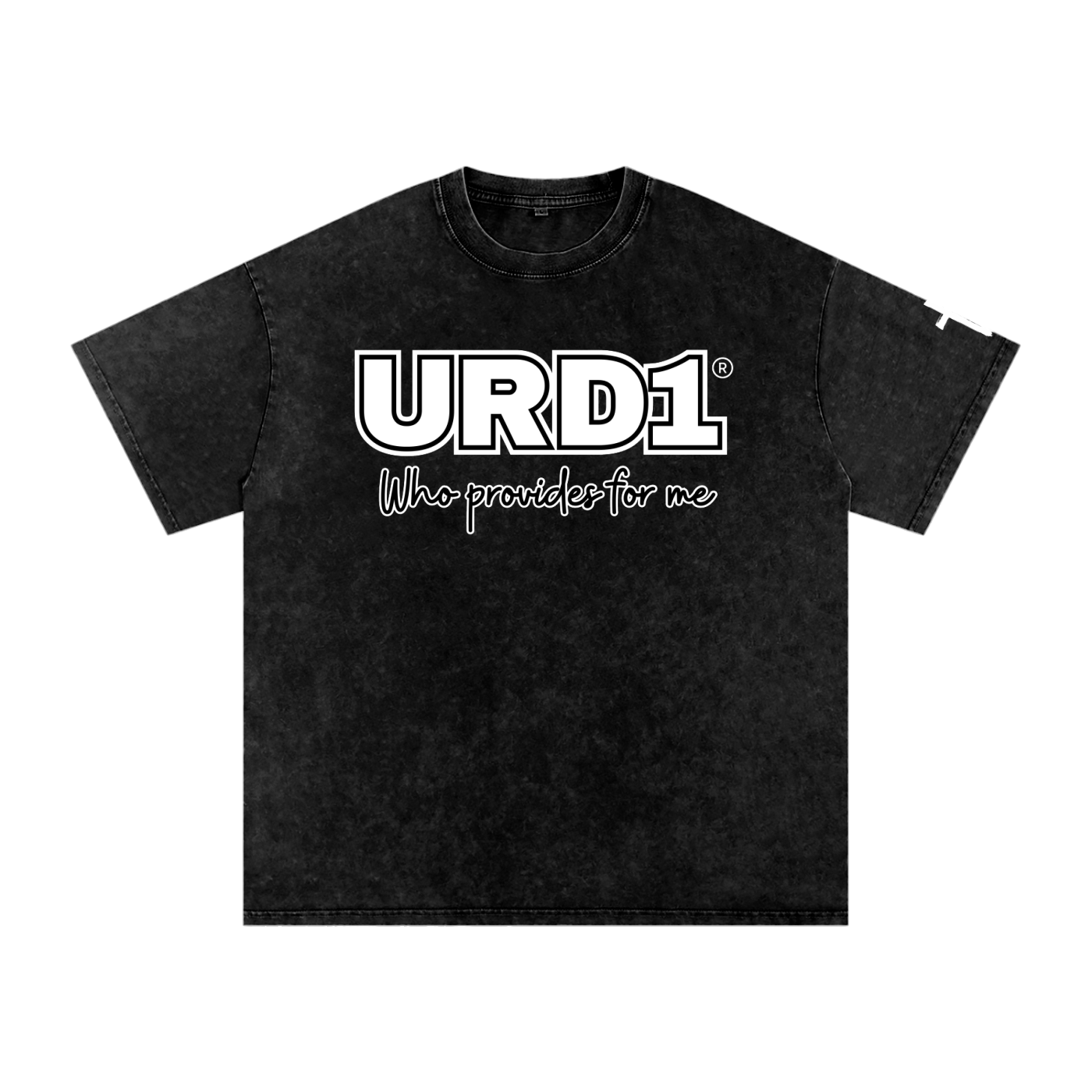 URD1 - Snow Washed Oversized Cotton T-Shirt - Who Provides