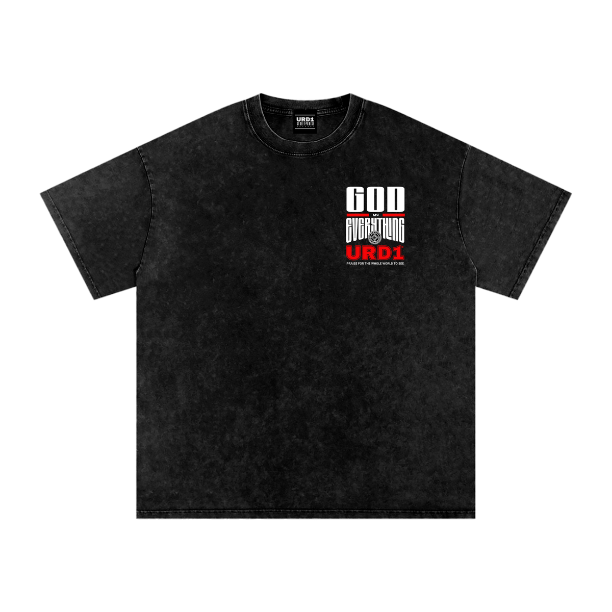 URD1-Snow Washed Oversized Cotton T-Shirt - My Everything