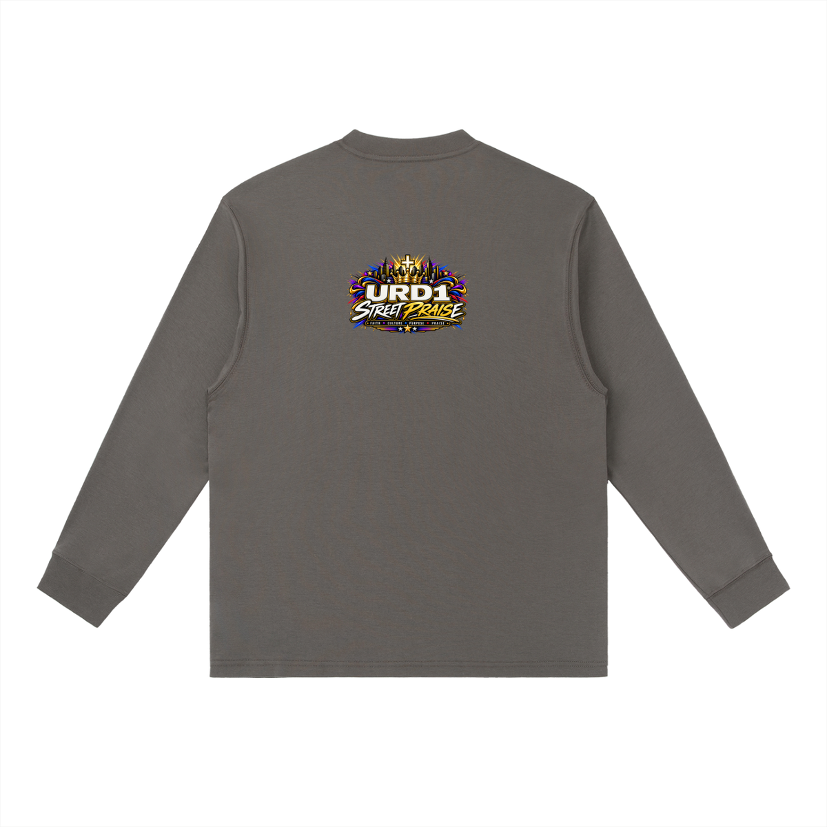 URD1 - Essential Crewneck Long-Sleeve T-Shirt - Pray First