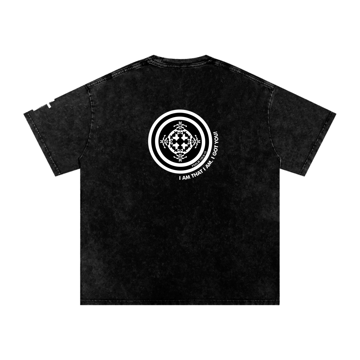 URD1 - Snow Washed Oversized Cotton T-Shirt - My Strength