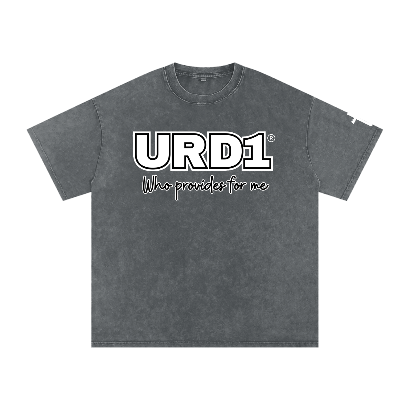 URD1 - Snow Washed Oversized Cotton T-Shirt - Who Provides