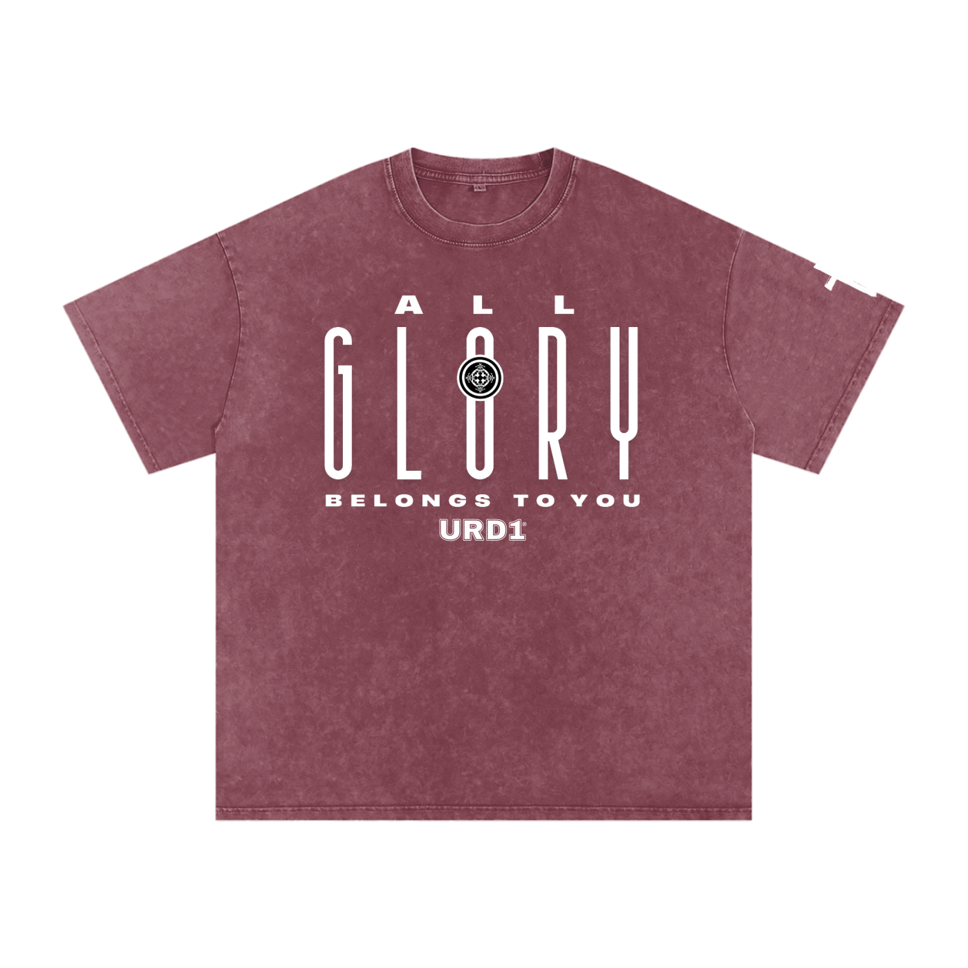 URD1 - Snow Washed Oversized Cotton T-Shirt - All Glory