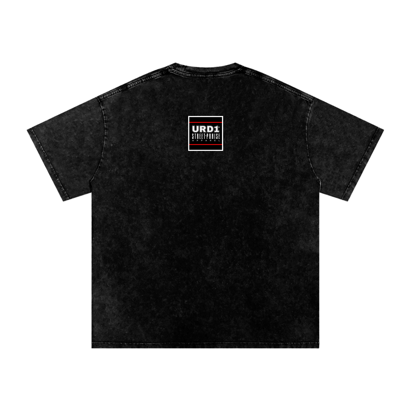 URD1 - Snow Washed Oversized Cotton T-Shirt - GOD KNOWS