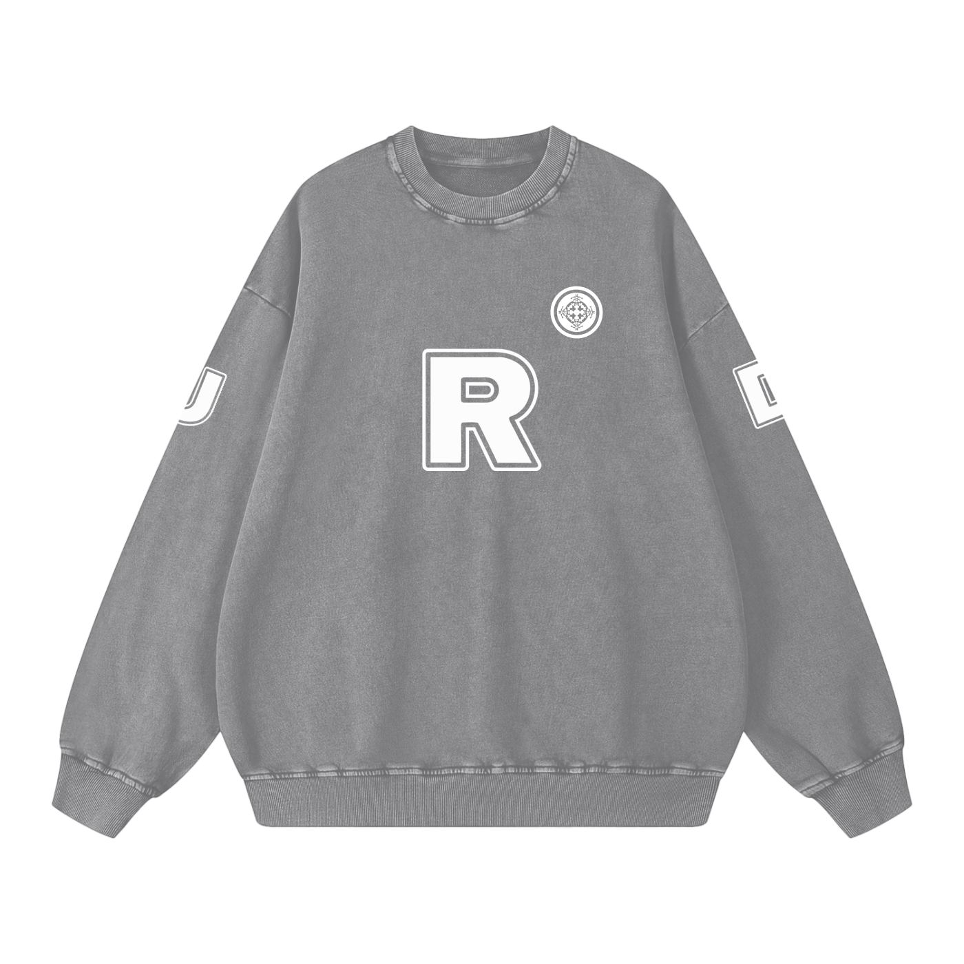 URD1 Minimalist Snow Washed Oversized Sweatshirt