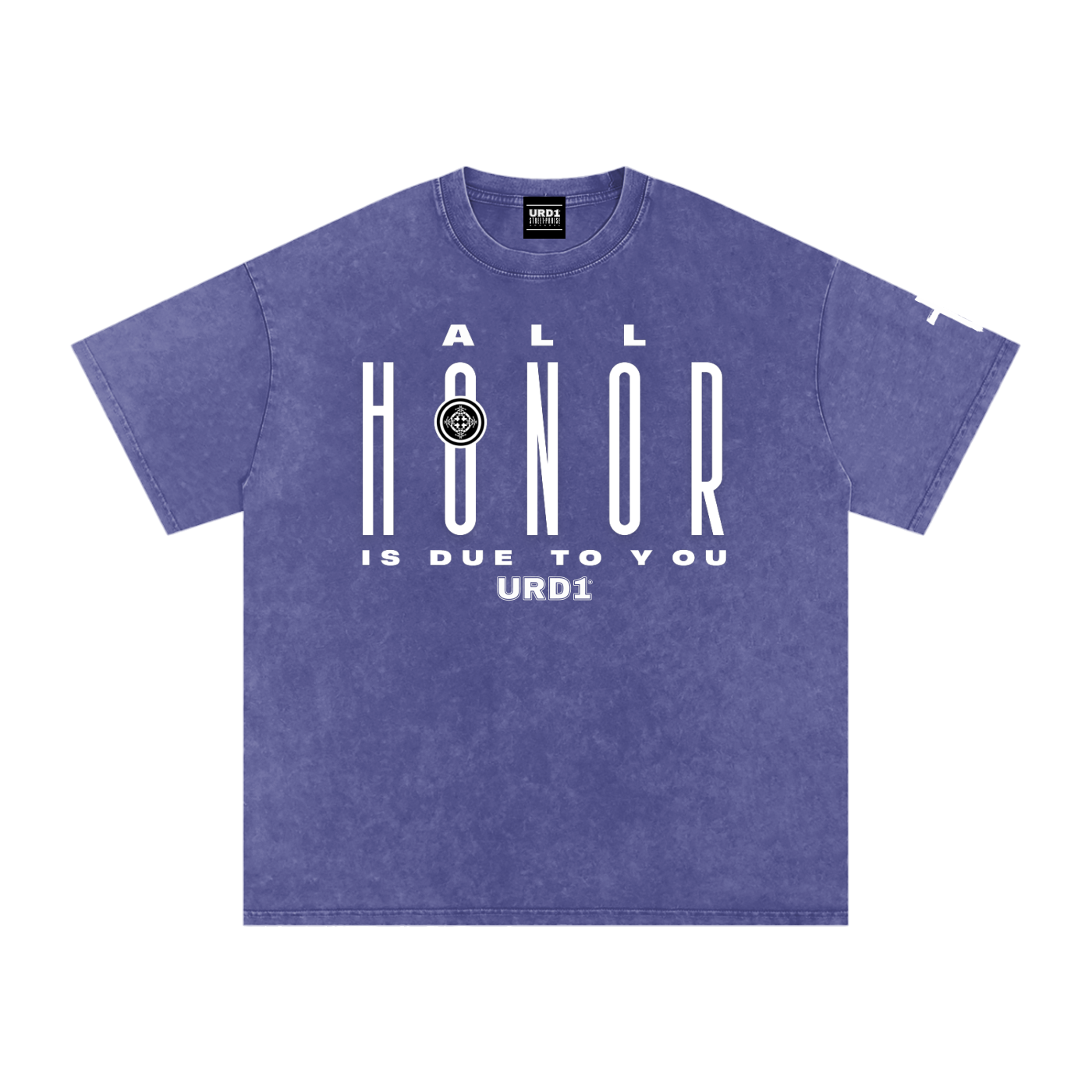 URD1 - Snow Washed Oversized Cotton T-Shirt - All Honor