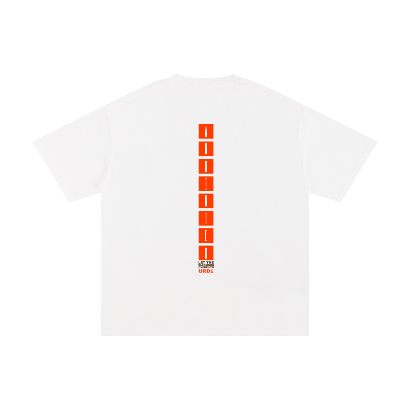 URD1 - Street-Praise T-Shirt  Unisex Pure Cotton T-Shirt  - ANOINTED - Wht-A