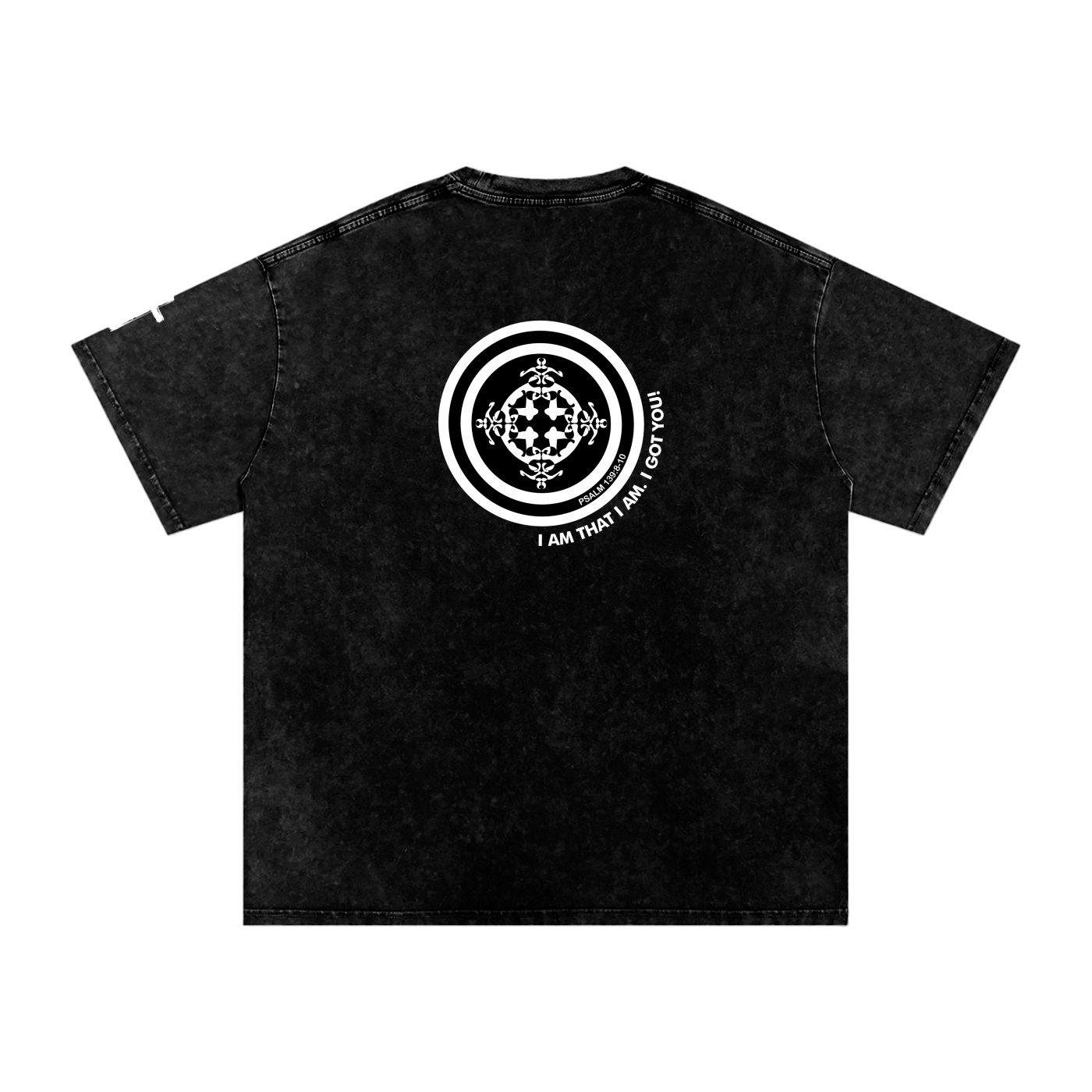 URD1 - Snow Washed Oversized Cotton T-Shirt - With All My Heart