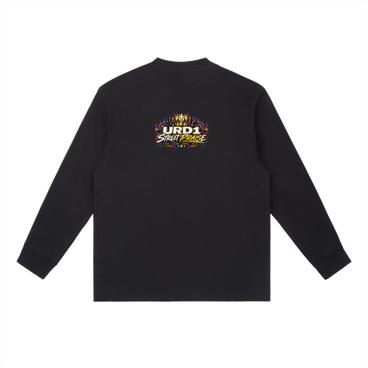 URD1 - Essential Crewneck Long-Sleeve T-Shirt - Pray First