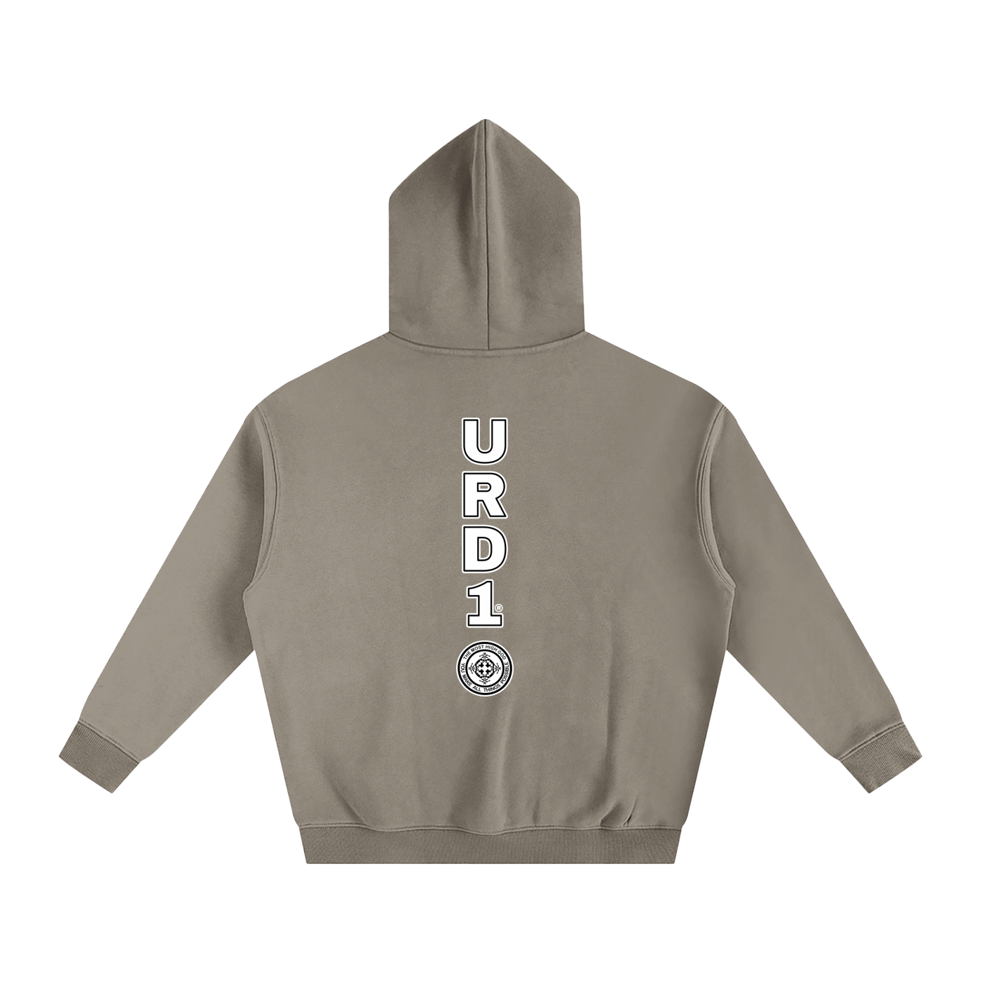 URD1-HOLY Is Your Name - Oversize Fleeced Hoodie