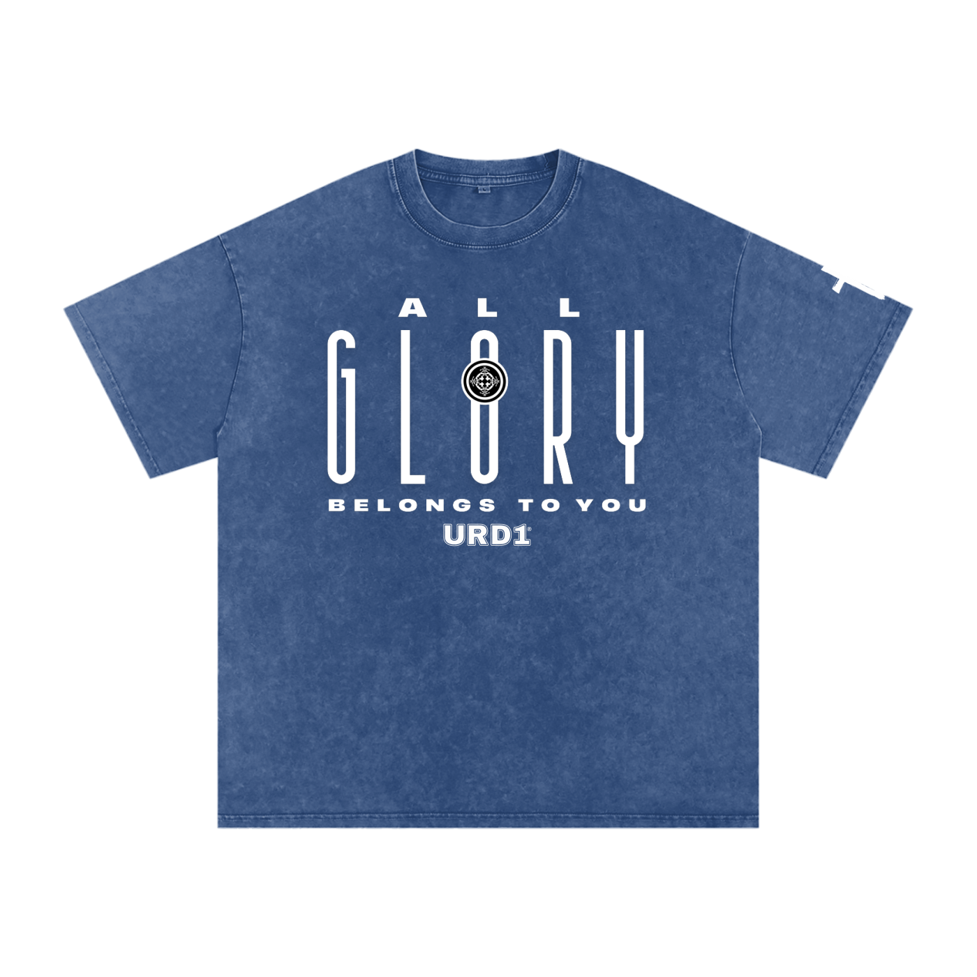 URD1 - Snow Washed Oversized Cotton T-Shirt - All Glory