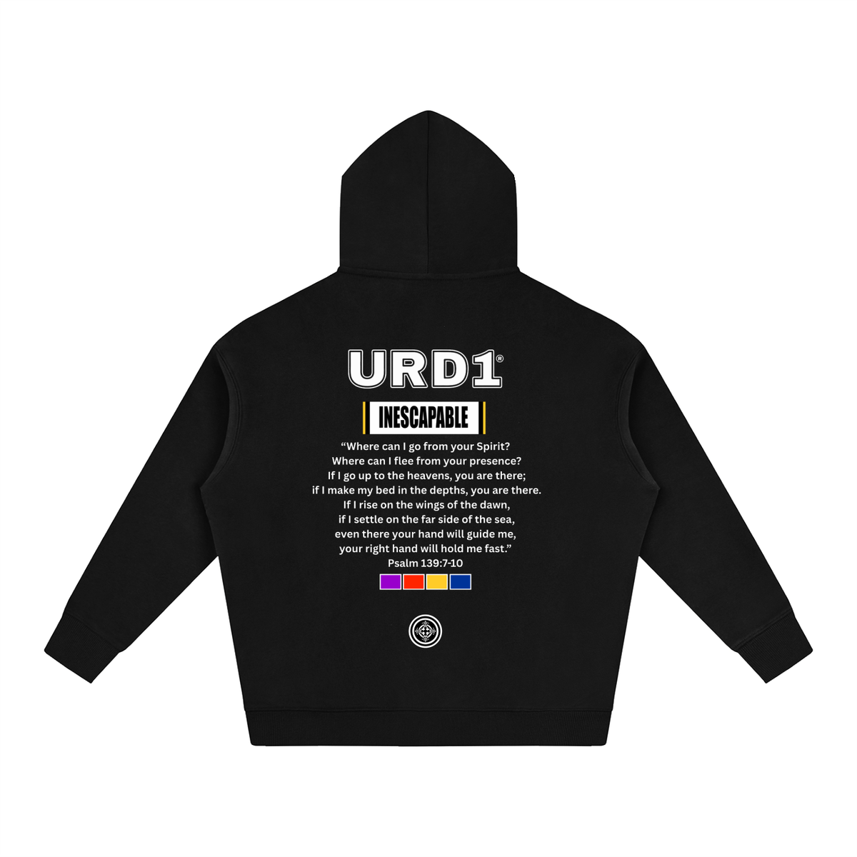 URD1- Oversize Fleeced Hoodie - INESCAPABLE